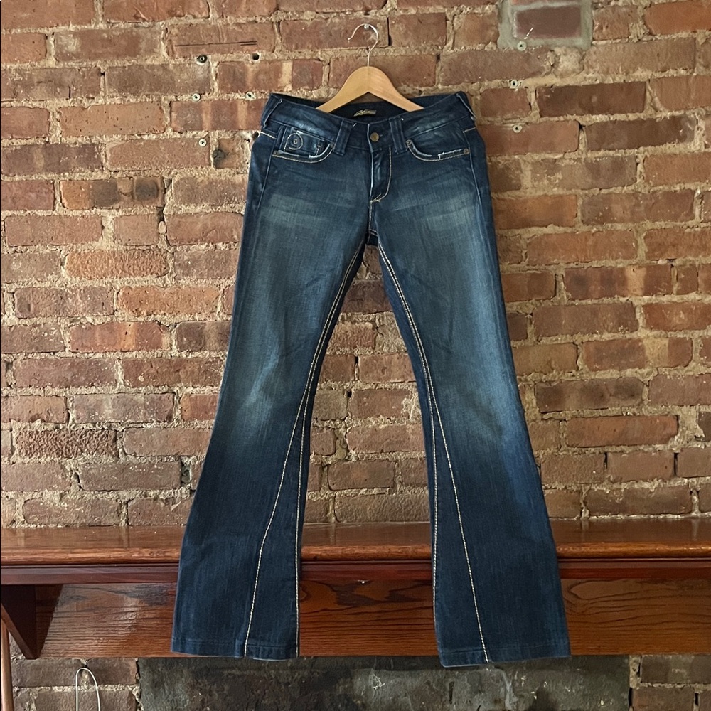 Serfontaine Dark Blue Boot Cut Jeans